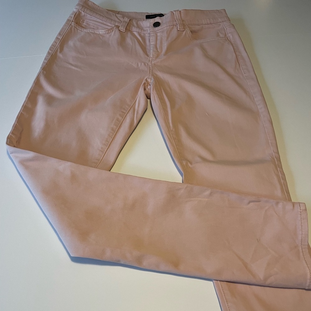 Ann Taylor Pants, rose blush color, Ann Taylor, size 4, excellent condition.
